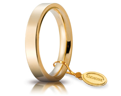 Fede Unoaerre cerchi di luce 3,5 mm oro 18 kt.