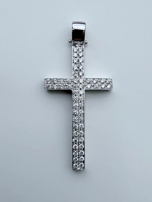 Ciondolo croce uomo fantasia altezza cm 3.5 CRU 07