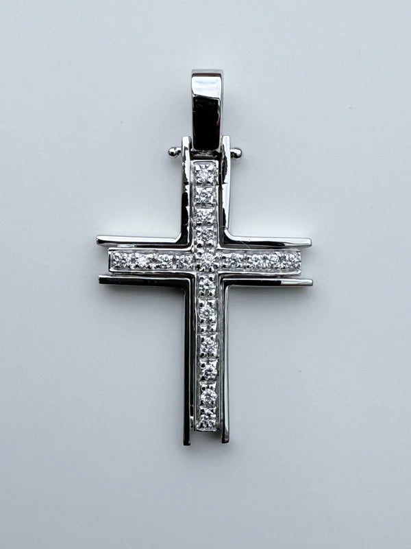 Ciondolo croce uomo fantasia CRU 12