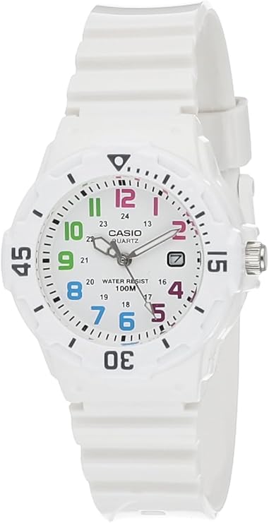 CASIO, orologio analogico da polso da donna, al quarzo e in resina, LRW-200H-7B