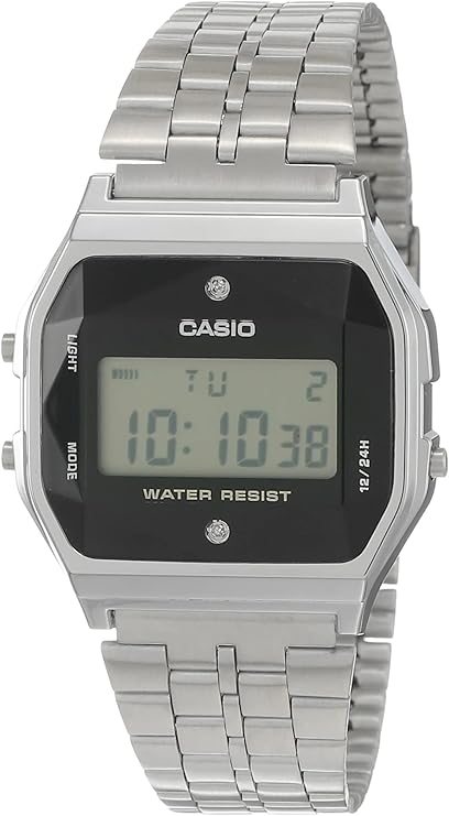 Casio Orologio Digitale Quarzo Unisex Adulto con Cinturino in Acciaio Inox 4549526194696