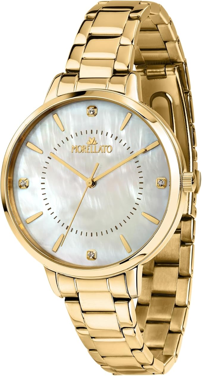 Morellato Orologio Analogico al Quarzo Donna con Cinturino in Acciaio Inossidabile 8056783048007