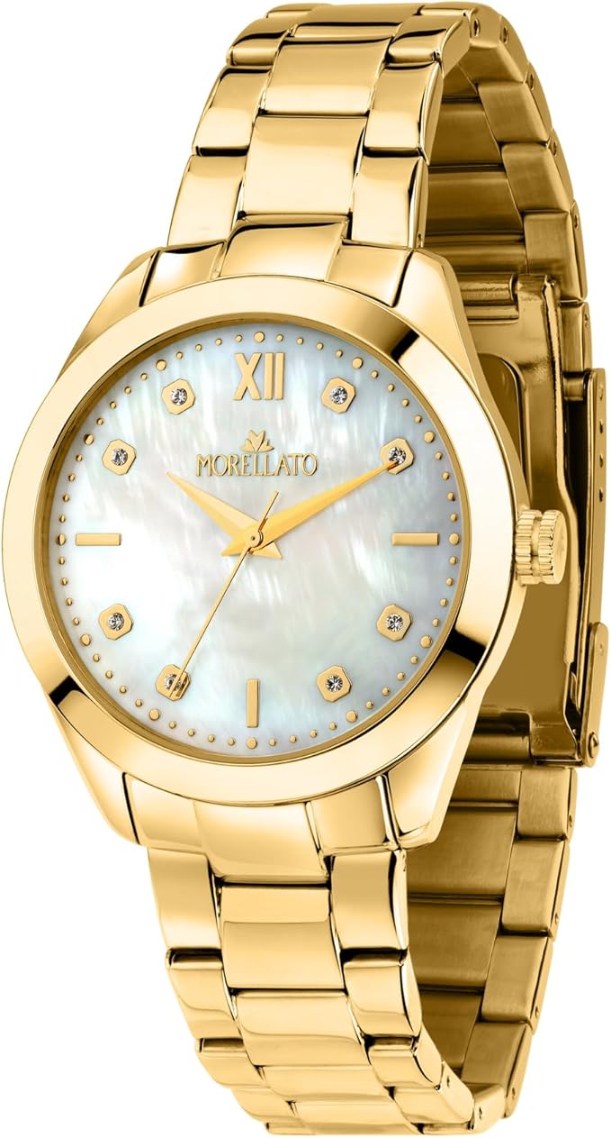 Morellato Orologio Analogico al Quarzo Donna con Cinturino in Acciaio Inossidabile 8056783047970