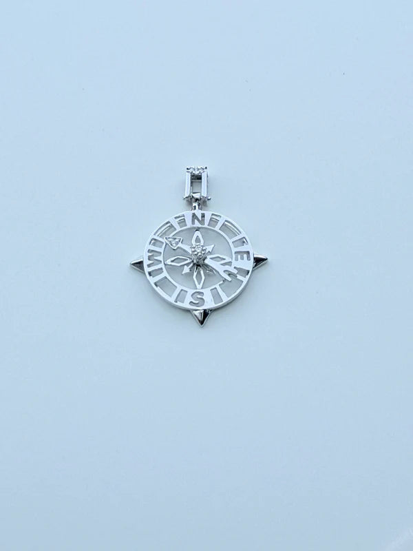 Ciondolo bussola con diamanti PNU 07